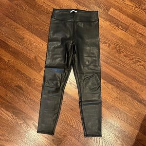 Abercrombie leather leggings